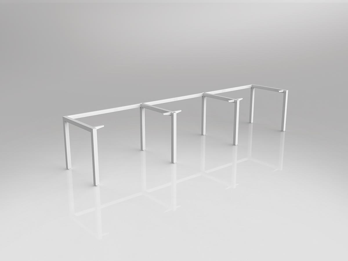 OL Axis Single Sided 3-User Workspace Frame