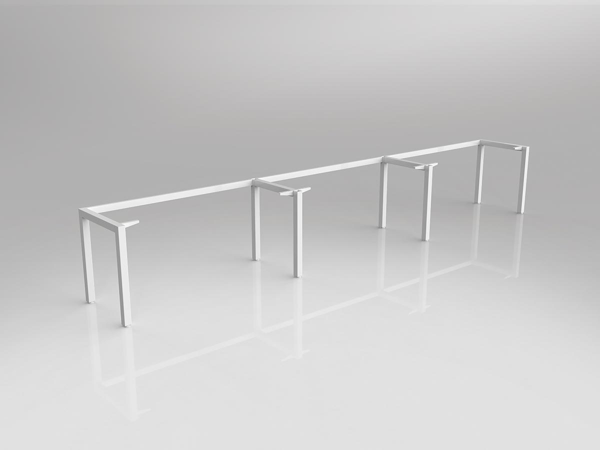 OL Axis Single Sided 3-User Workspace Frame