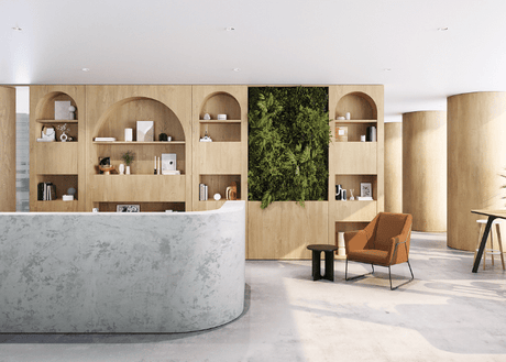DD Aako 1 Cupboard Arched Planter Storage Wall Unit