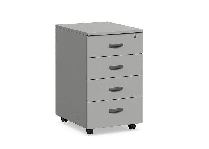 DD Accent 4 Drawer Mobile Pedestal