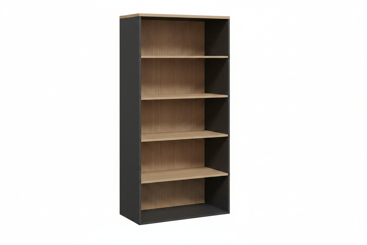 DD Accent Adjustable Shelves 1800mm High Open Bookcase