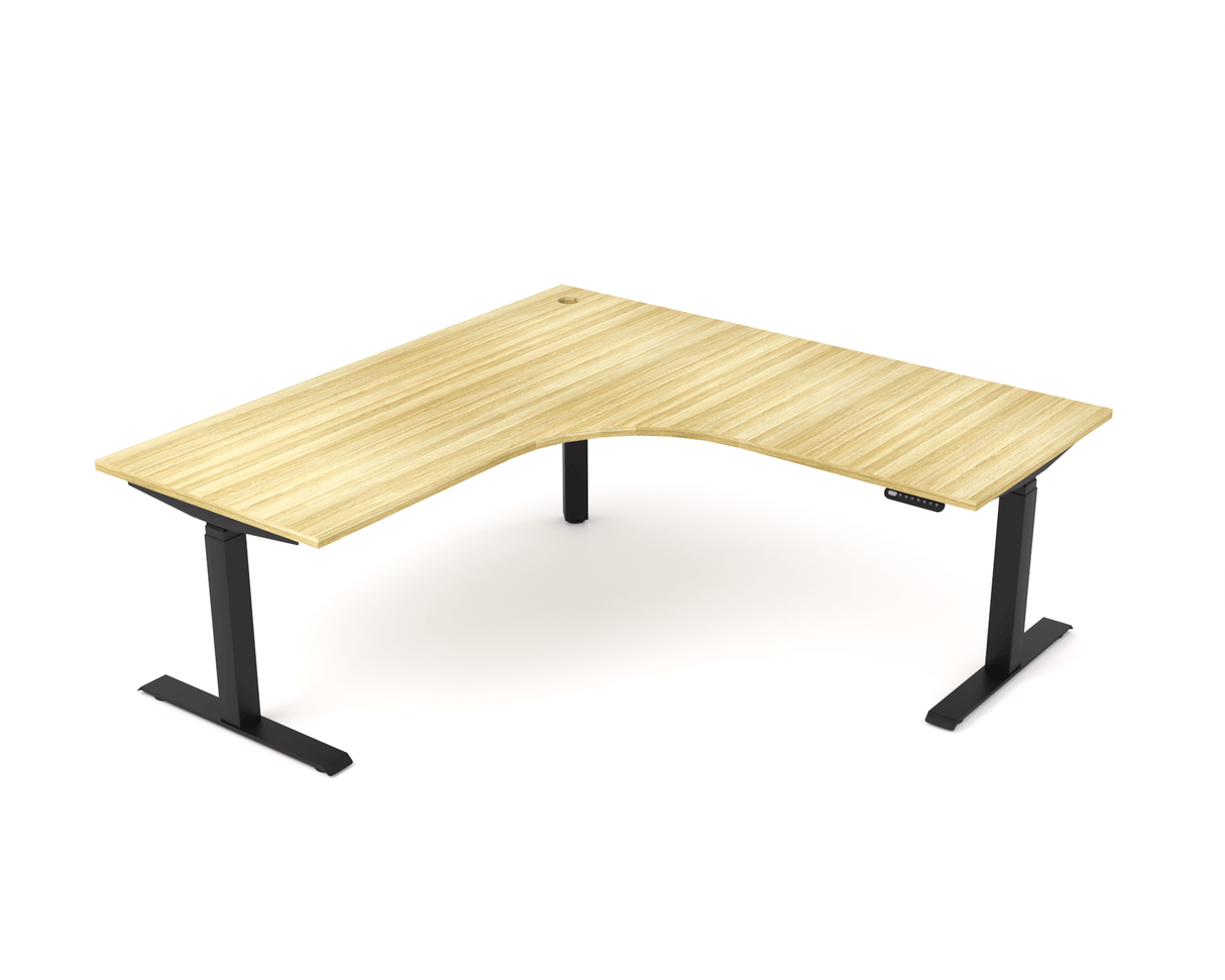 OL AgileMotion Electric Height Adjustable 90° Corner Desk