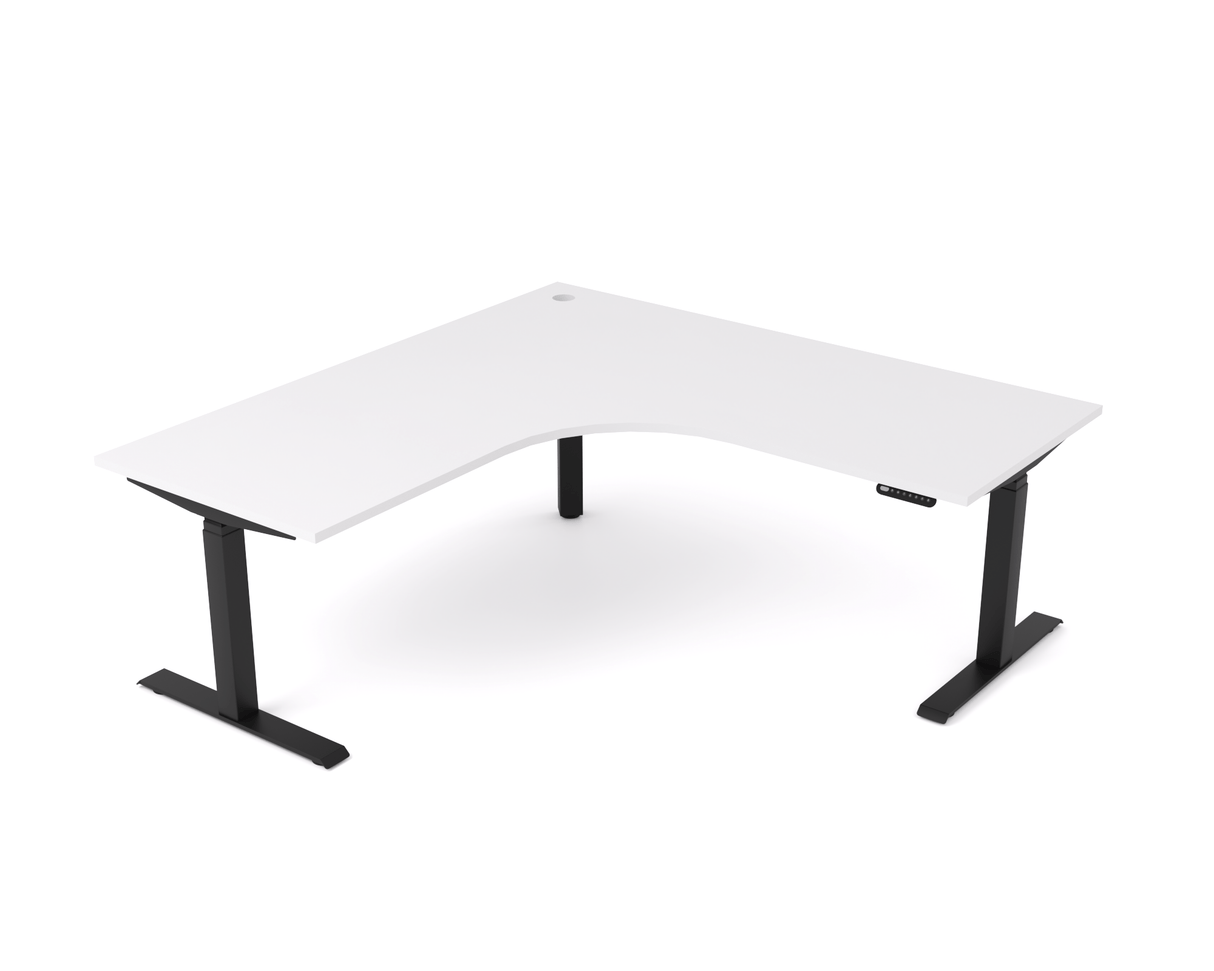 OL AgileMotion Electric Height Adjustable 90° Corner Desk