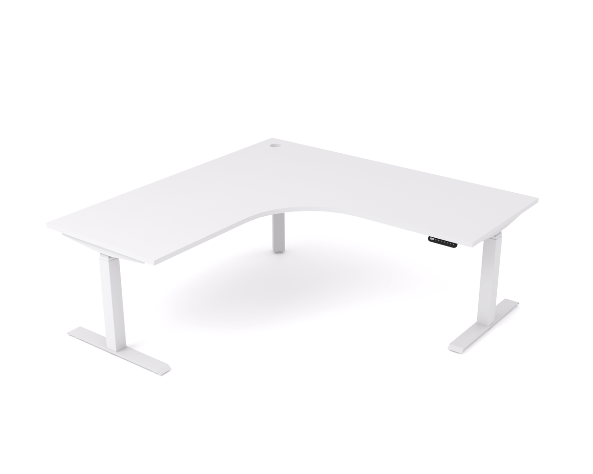 OL AgileMotion Electric Height Adjustable 90° Corner Desk