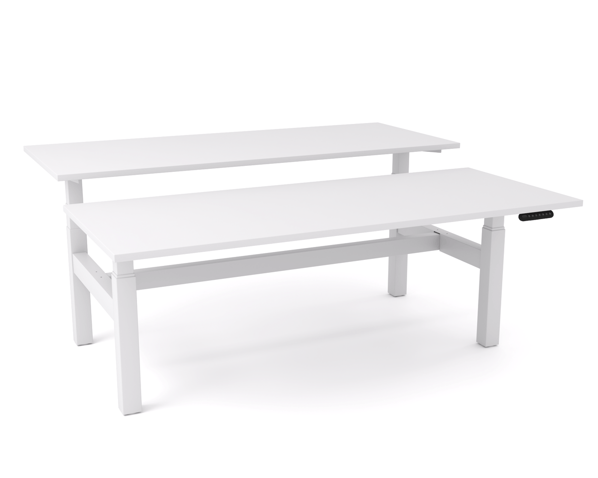 OL AgileMotion Electric Height Adjustable Back to Back 2 User Desk