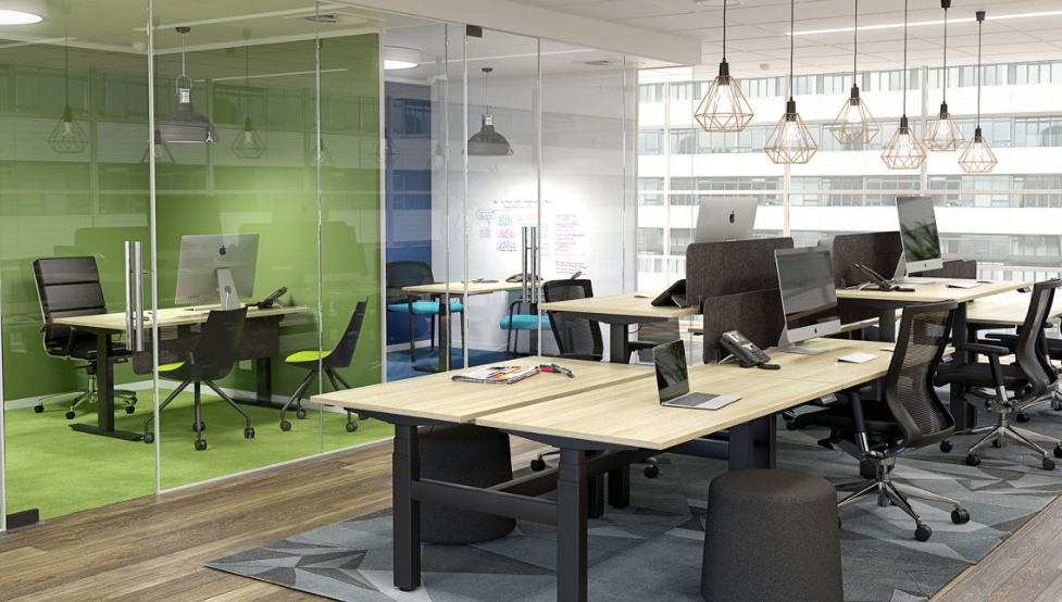 OL Agile 2 Column Electric Height Adjustable Desk