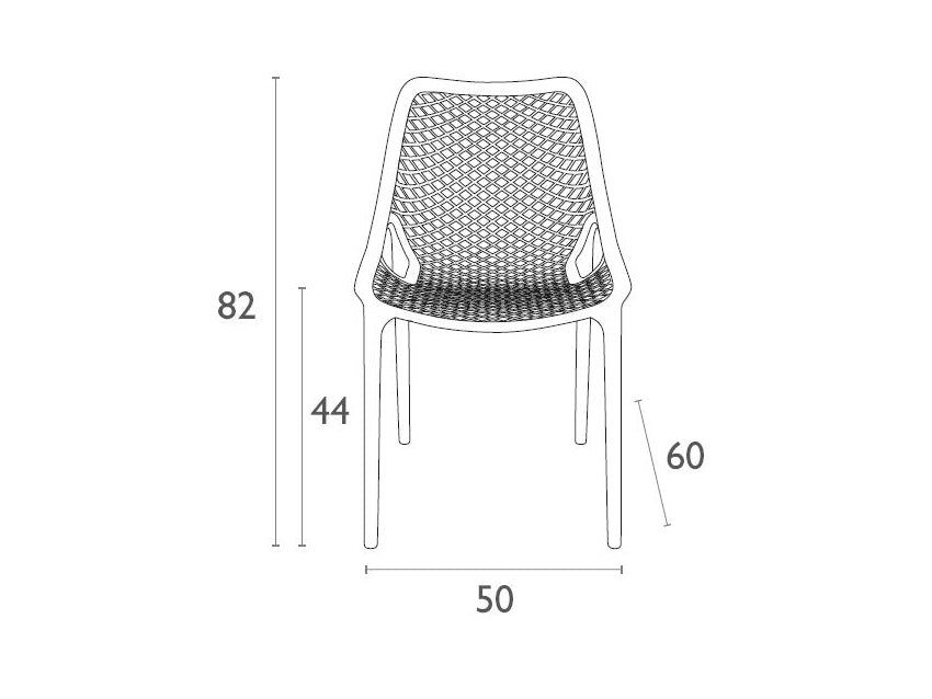 FL Vegas 10 Seater Hospitality Outdoor Extendable Dining Table with Air Chair