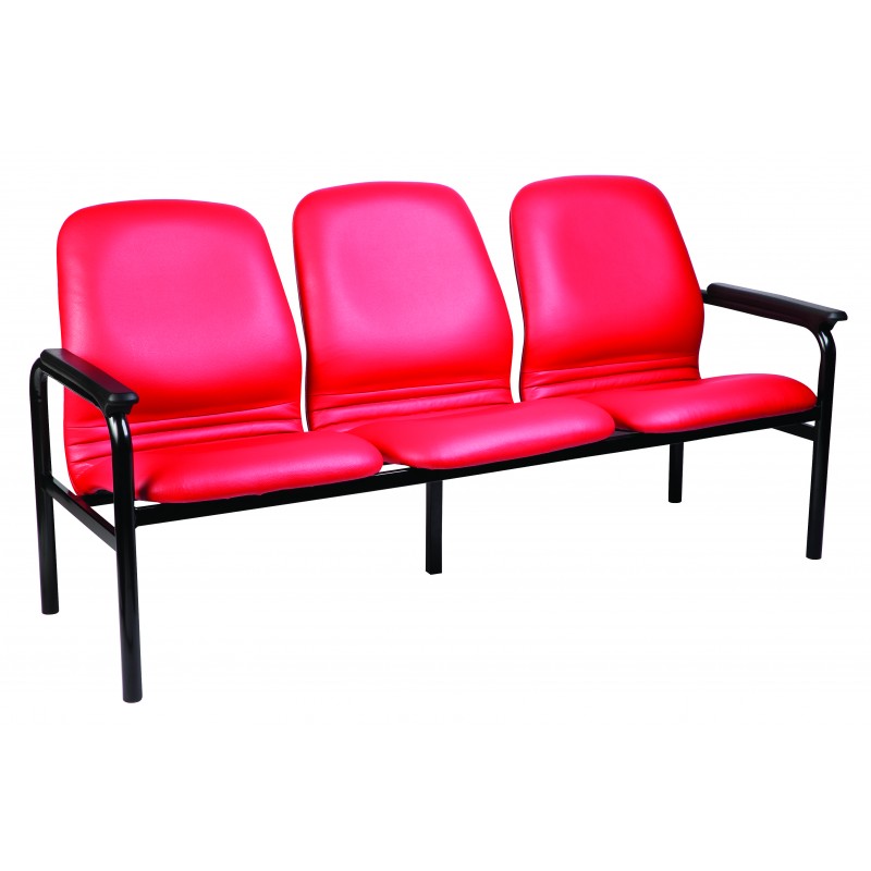 MA Ambassador Fabric Upholstered Beam Seating with Arms