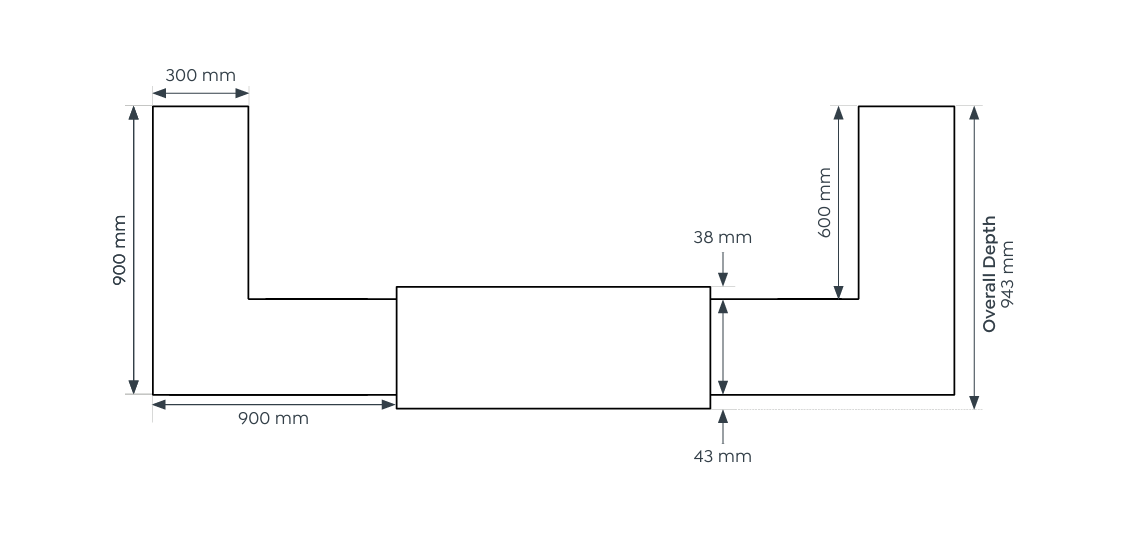 OL Anvil Extendable Reception Facade