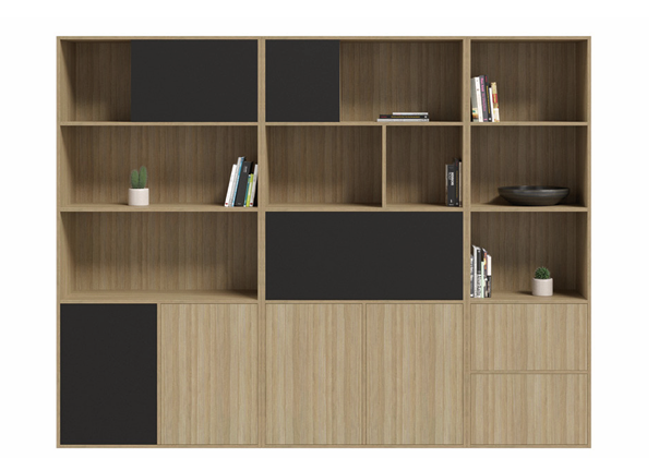 DD Artemis Open Display Unit with 4 Door 2 Drawer Cupboard