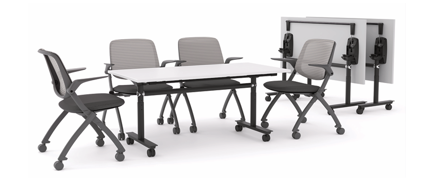 OL Ascend Tech Adjustable Flip Table