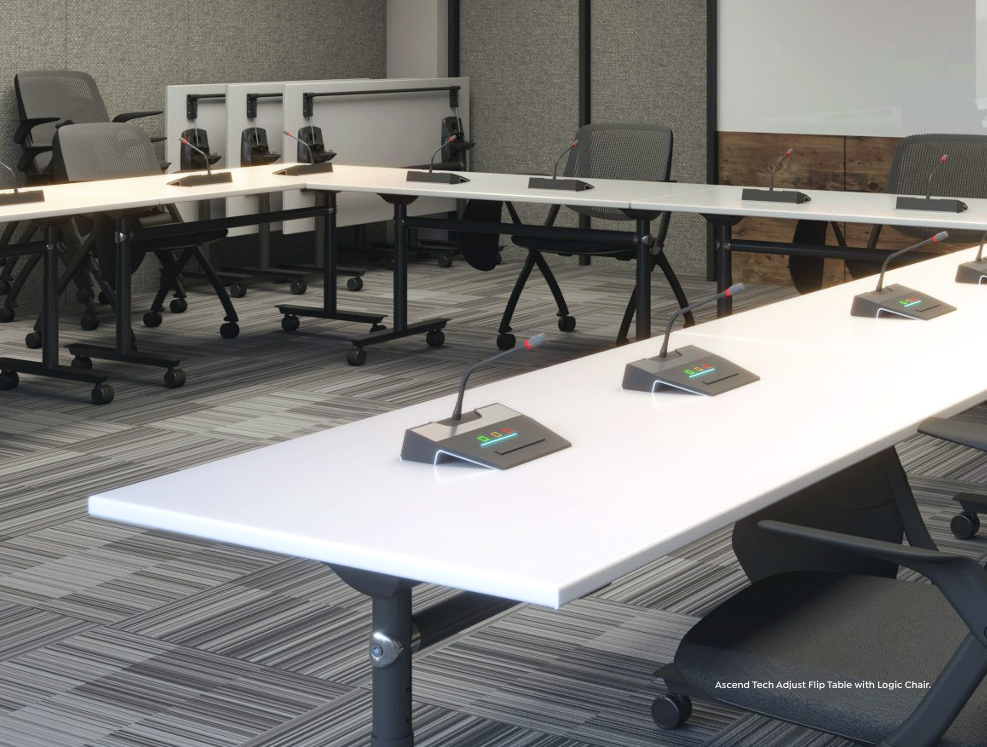 OL Ascend Tech Adjustable Flip Table