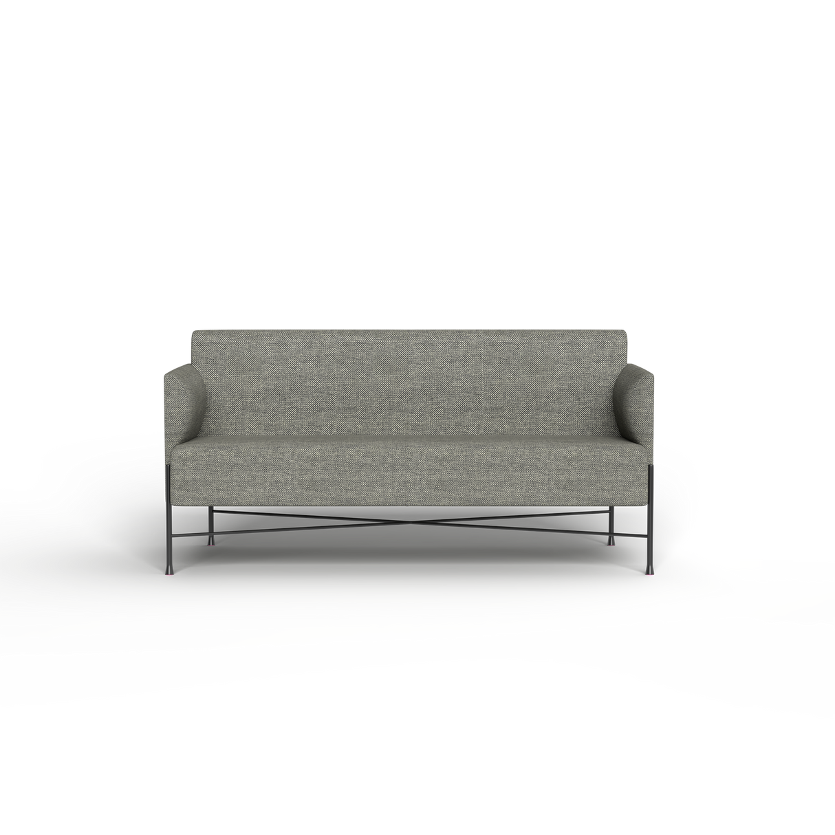 OL Avalon Fabric Upholstered Reception Area 2 Seater Sofa