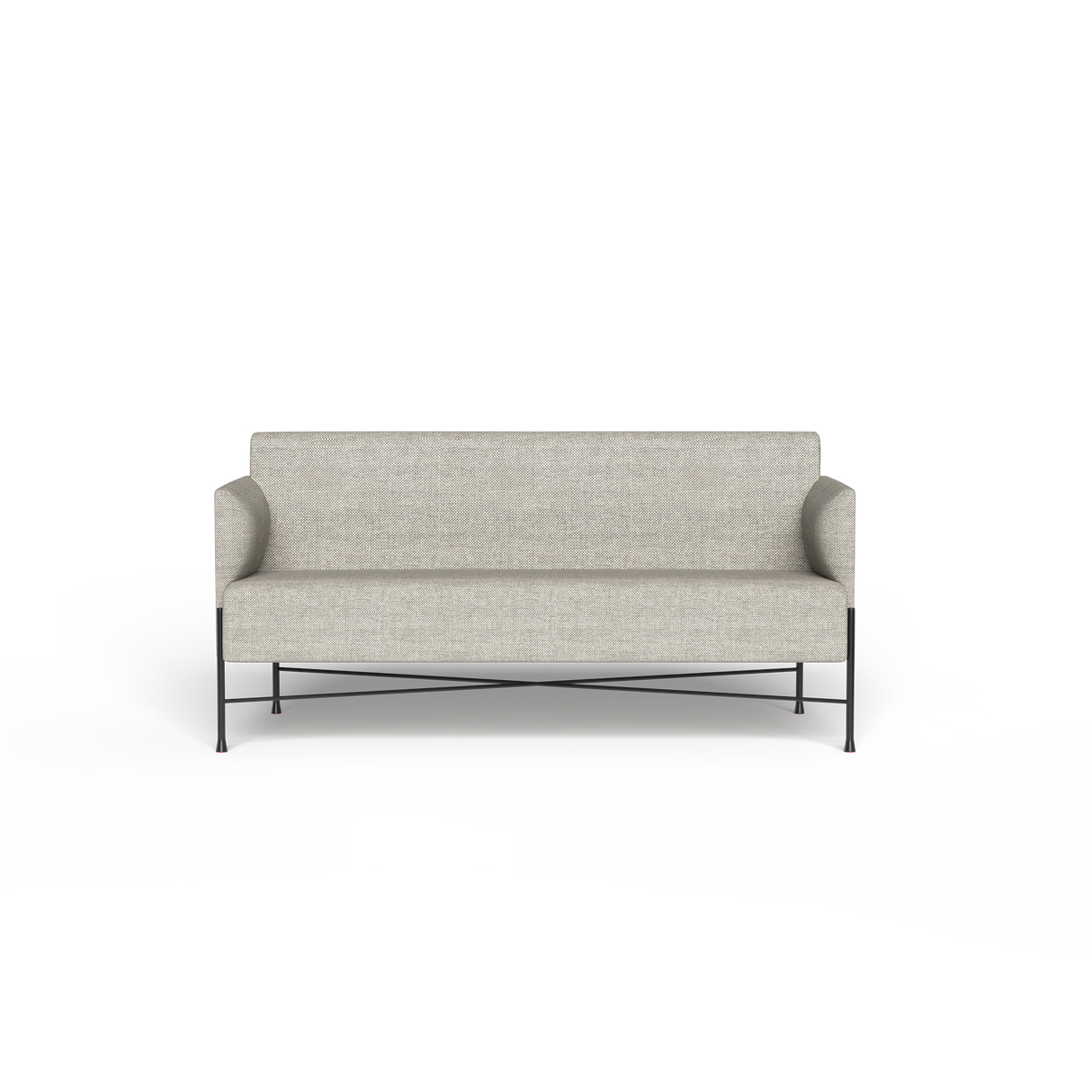 OL Avalon Fabric Upholstered Reception Area 2 Seater Sofa