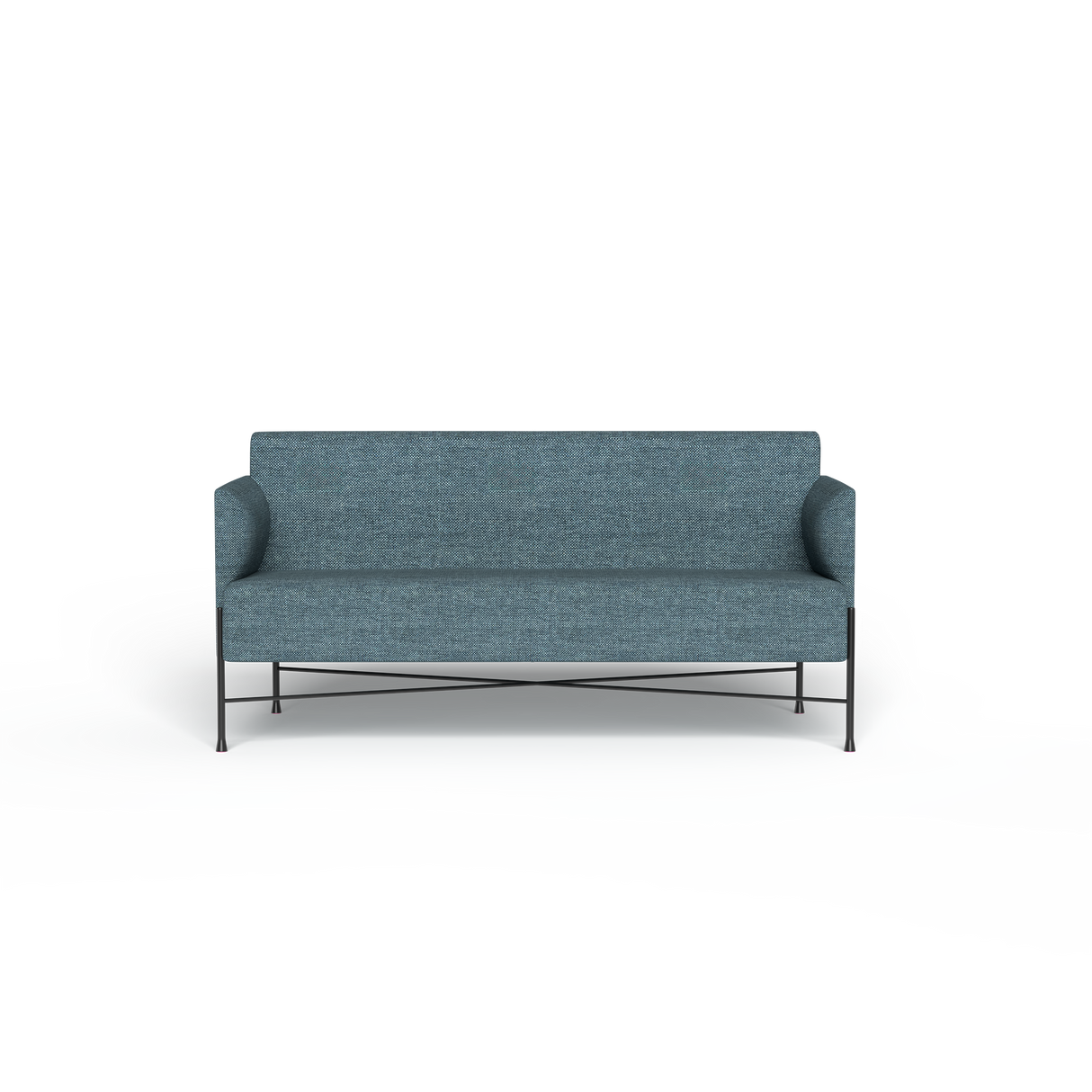 OL Avalon Fabric Upholstered Reception Area 2 Seater Sofa