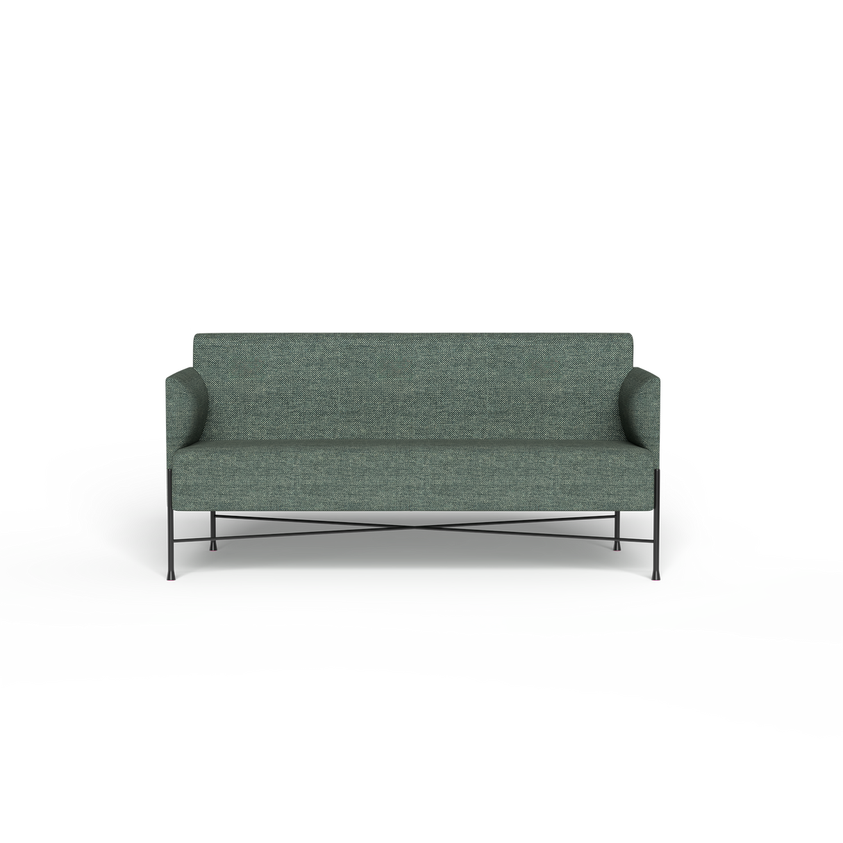 OL Avalon Fabric Upholstered Reception Area 2 Seater Sofa