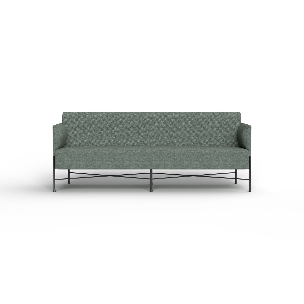 OL Avalon Fabric Upholstered Reception Area 3 Seater Sofa