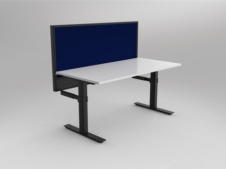 OL Studio50 Deskmount Screens Panel - Breath Fabric with Black Frame - 1200mm Height