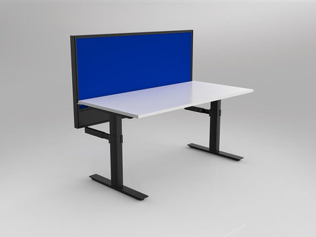 OL Studio50 Deskmount Screens Panel - Breath Fabric with Black Frame - 1200mm Height