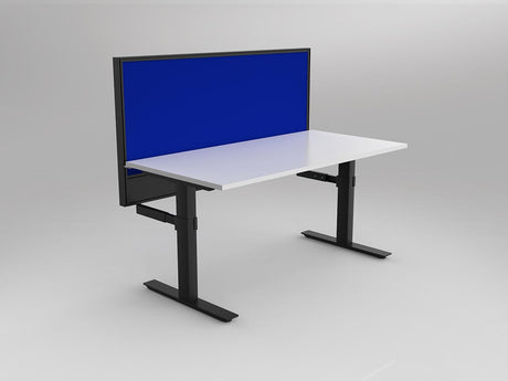 OL Studio50 Deskmount Screens Panel - Breath Fabric with Black Frame - 1200mm Height