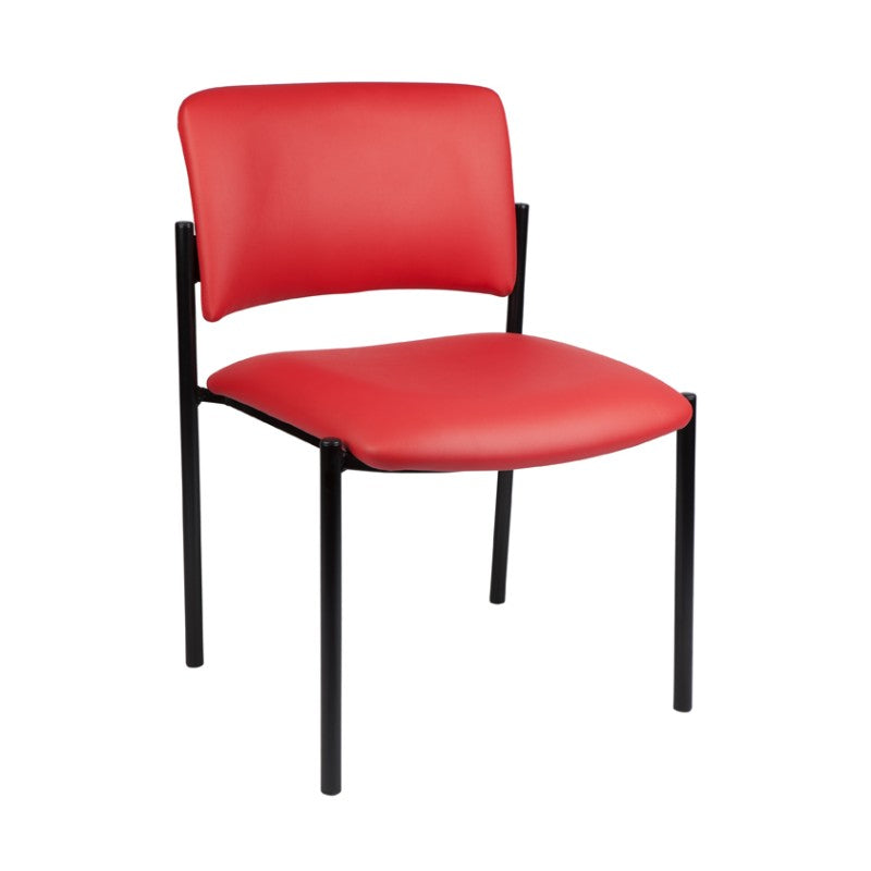 MA Belmont Fabric or Vinyl Upholstered Stackable Side Chair