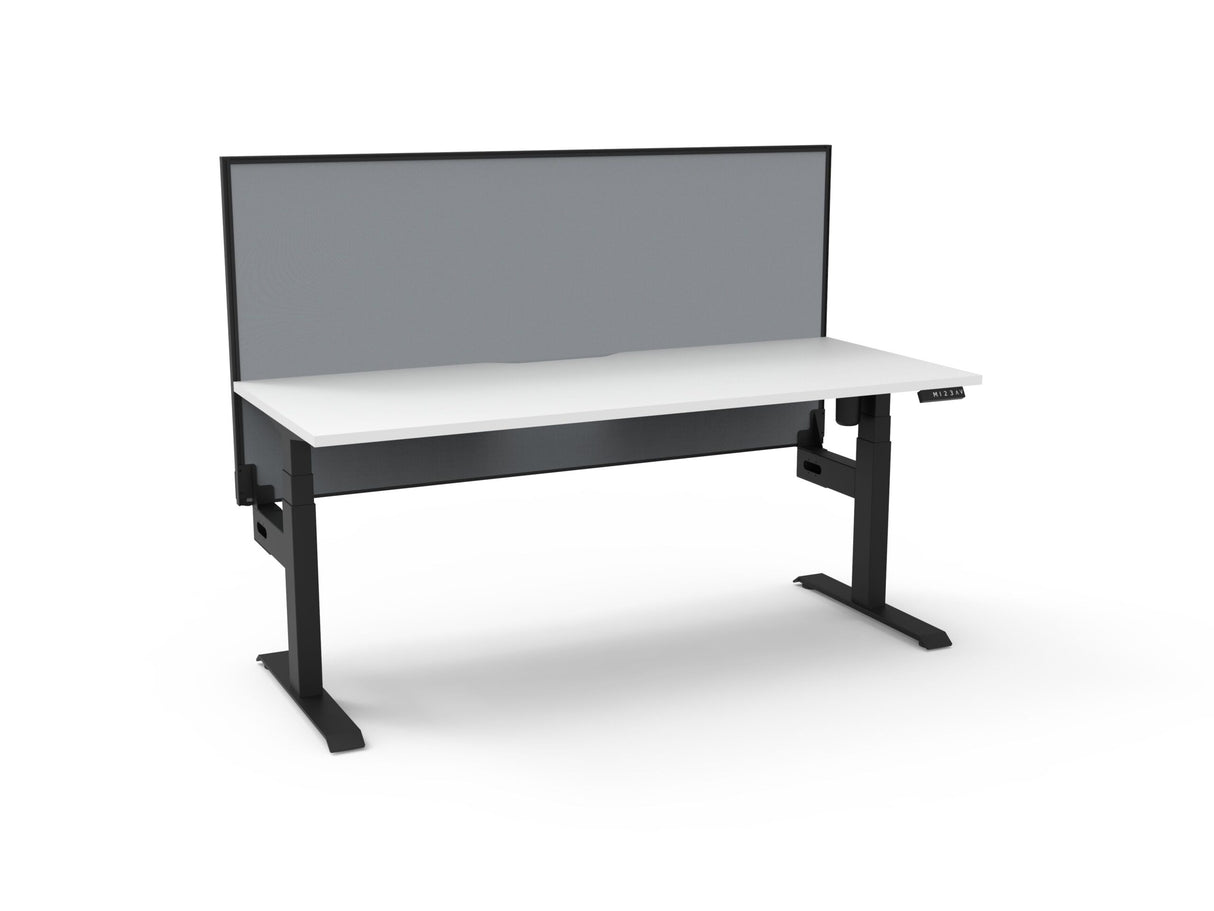 RL Boost Light Motorized Height Adjustable Workstation with SHUSH30 Screen