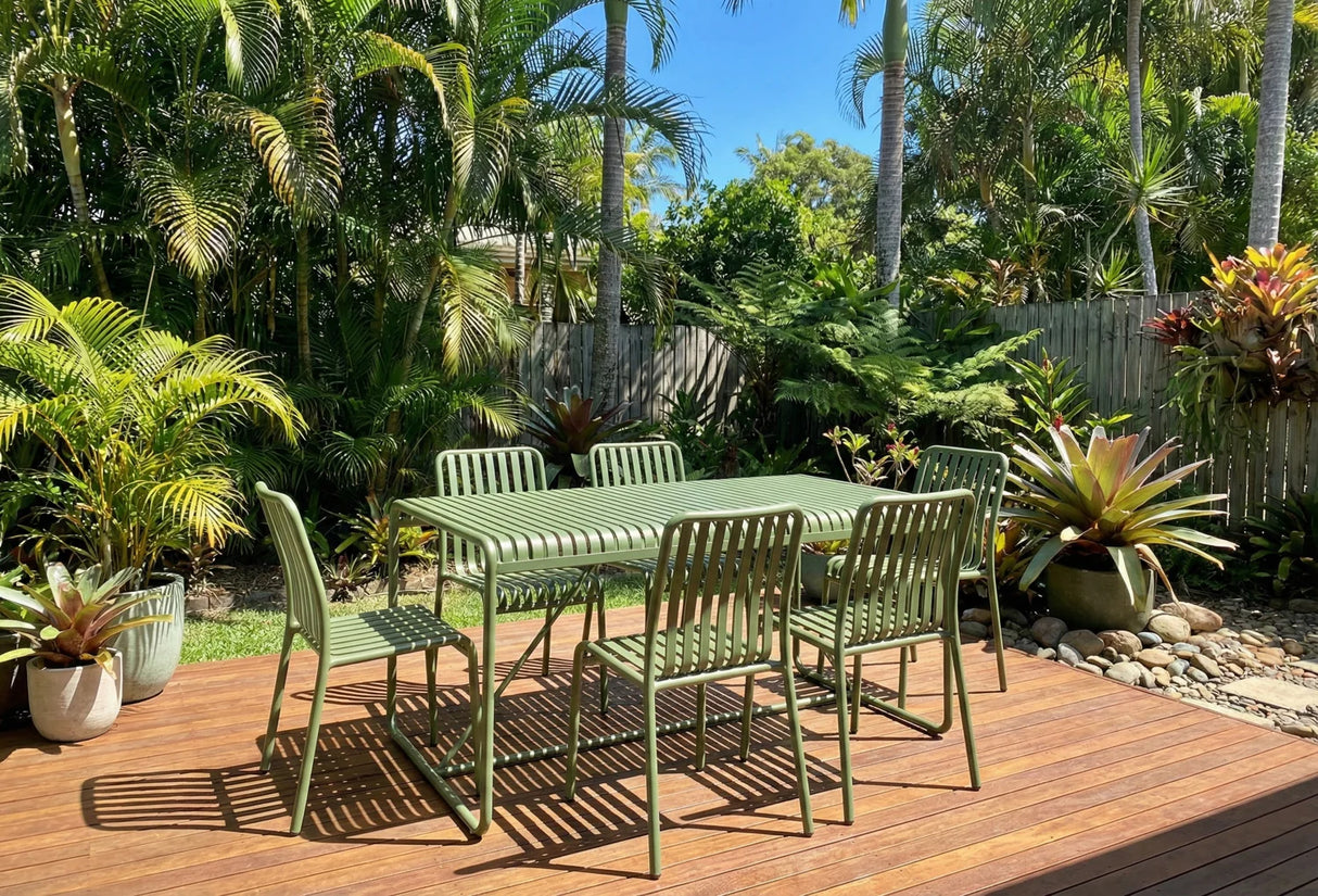 FL Bordeaux Aluminium Hospitality Outdoor Dining Table