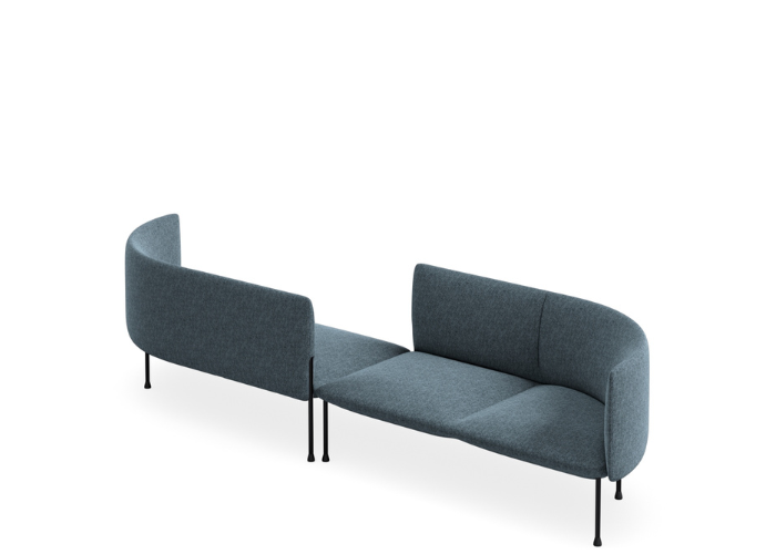 DD Bowral Fabric Upholstered 4 Seater Breakout Seating