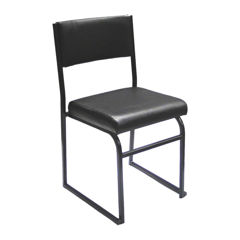 MA Client Fabric or Vinyl Upholstered Stackable Sled Base Visitor Chair