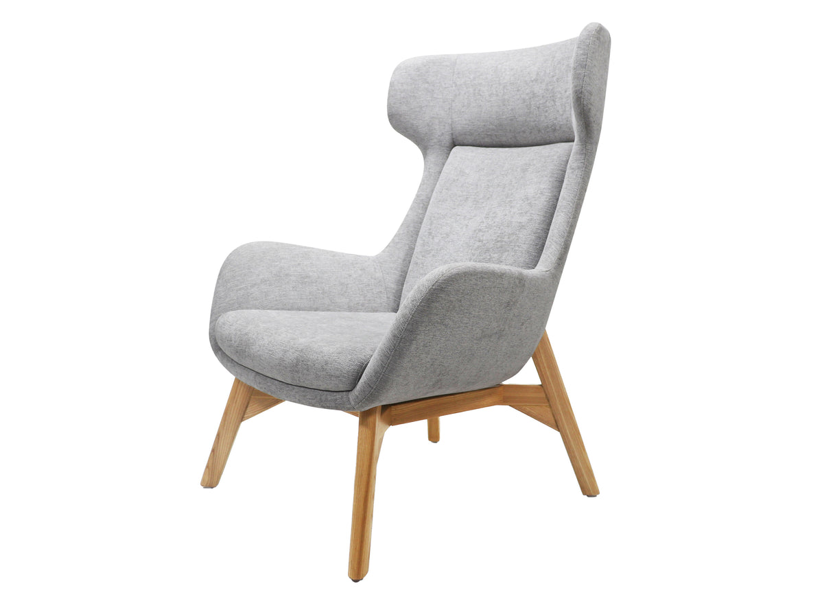 RL Calypso Fabric Upholstered Wing Back Breakout Chair