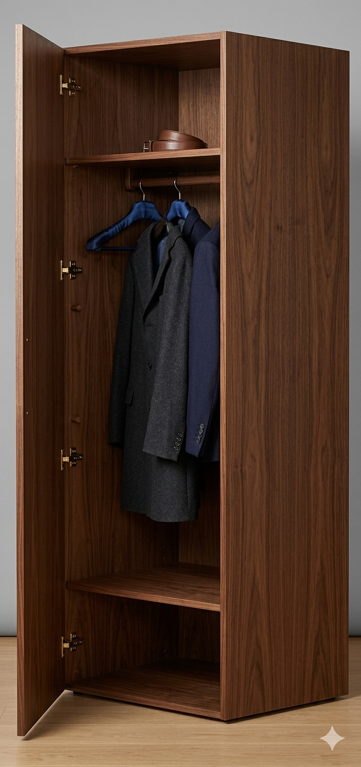 DD CC Plus Swing Door Coat Cupboard