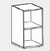 DD CC Plus Under Desk Open Storage Unit