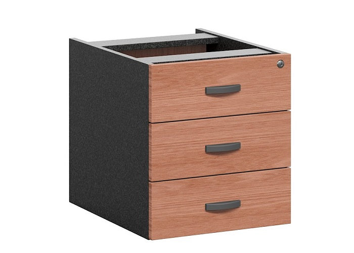 DD CC Plus 3 Drawer Under Desk Freestanding Pedestal
