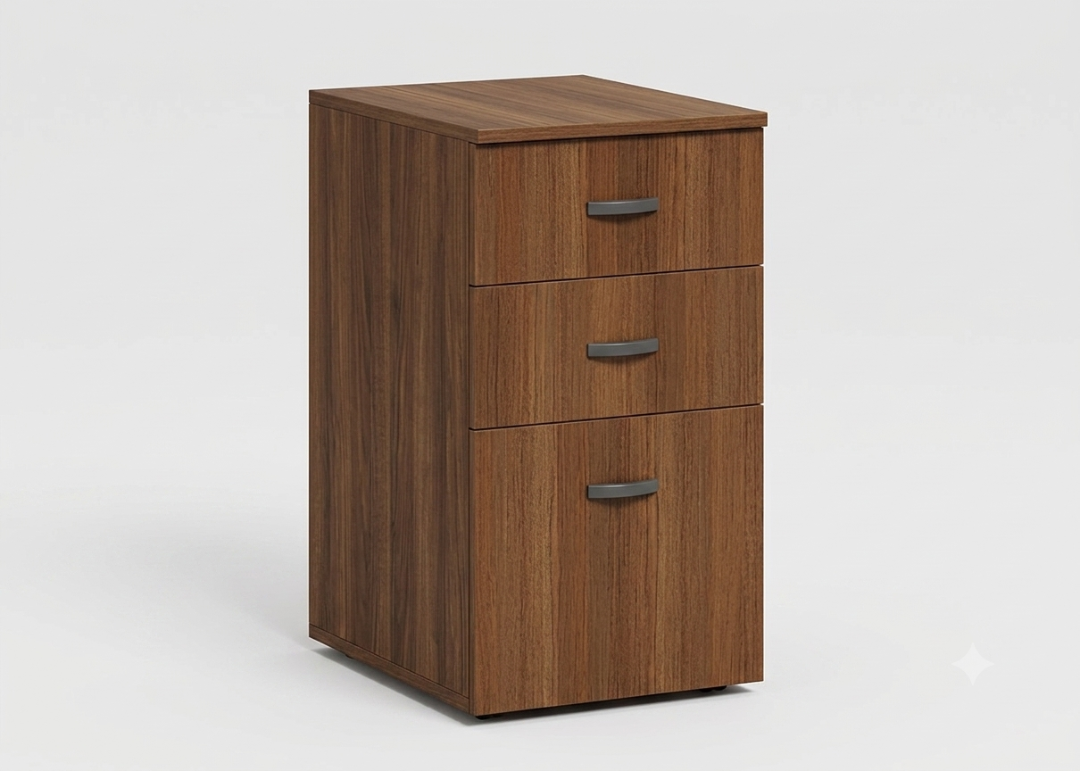 DD CC Plus 2 Drawer 1 File Drawer Under Desk Freestanding Pedestal