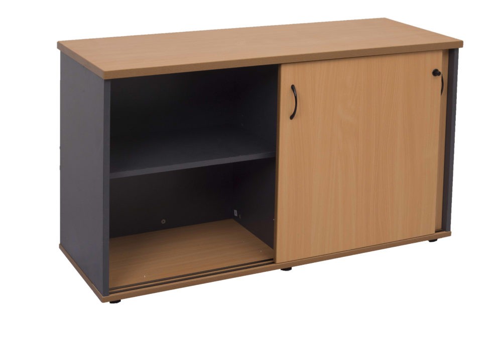 RL Rapid Worker Lockable Sliding Door Credenza