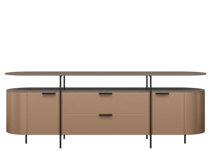 DD Capri 2 Door 2 Drawer Low Height Credenza