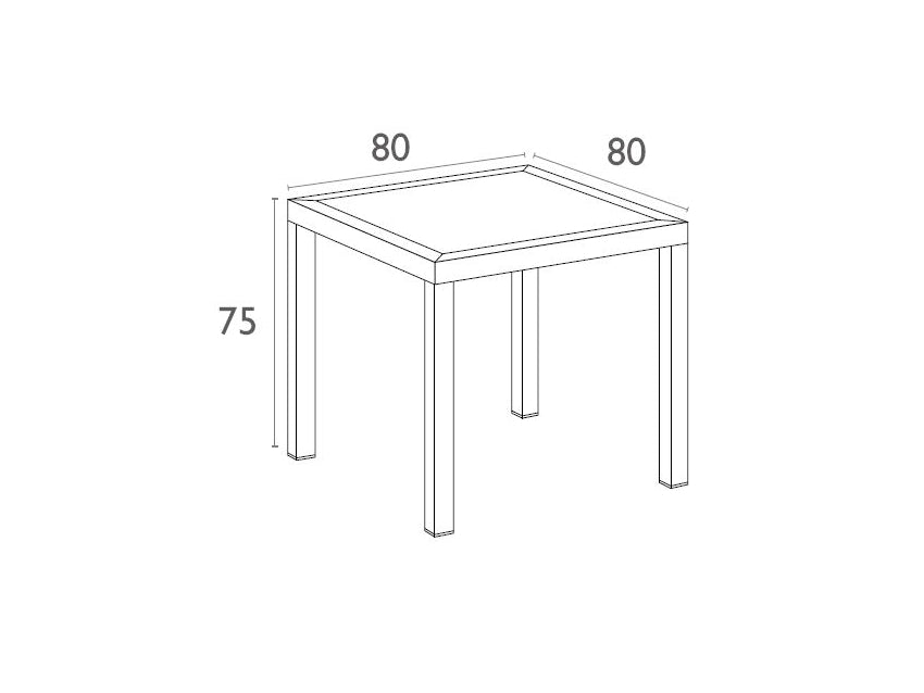 FL Ares 5 Piece Outdoor Dining Setting