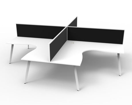 RL Eternity Workstation for 4 Users with SHUSH30 Screen