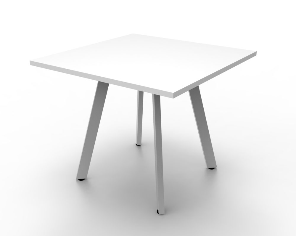 RL Eternity Metal Leg Square Meeting Table