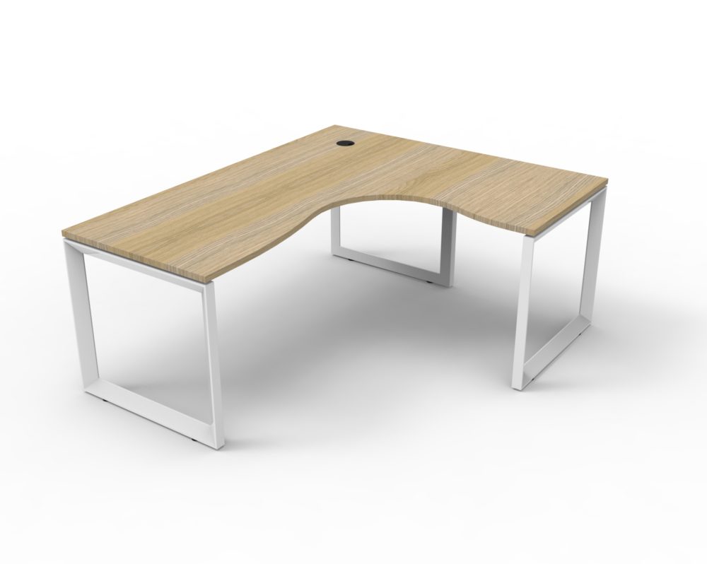RL Infinity Loop Leg Corner Desk