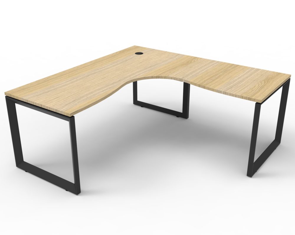 RL Infinity Loop Leg Corner Desk