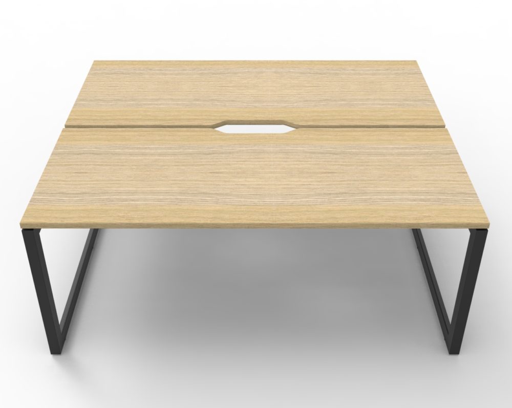 RL Infinity Loop Leg Double Sided Workstation