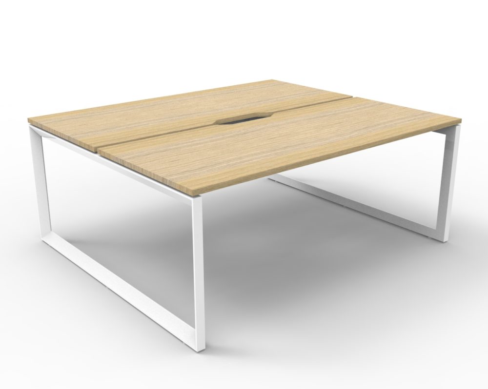 RL Infinity Loop Leg Double Sided Workstation