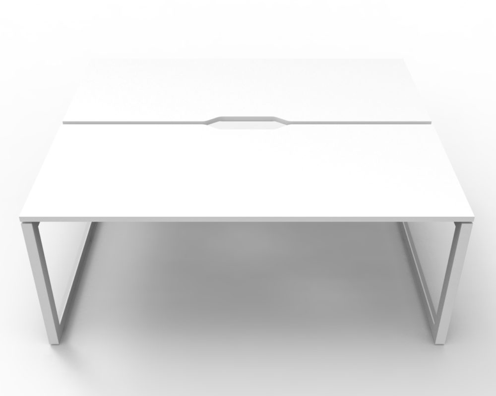 RL Infinity Loop Leg Double Sided Workstation