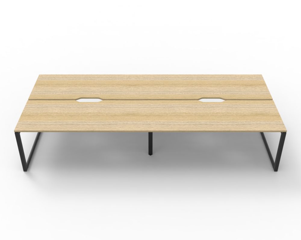 RL Infinity Loop Leg Double Sided Workstation