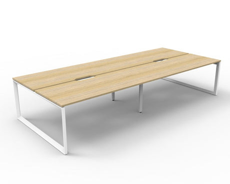 RL Infinity Loop Leg Double Sided Workstation