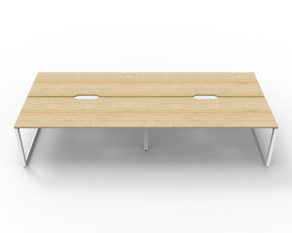 RL Infinity Loop Leg Double Sided Workstation