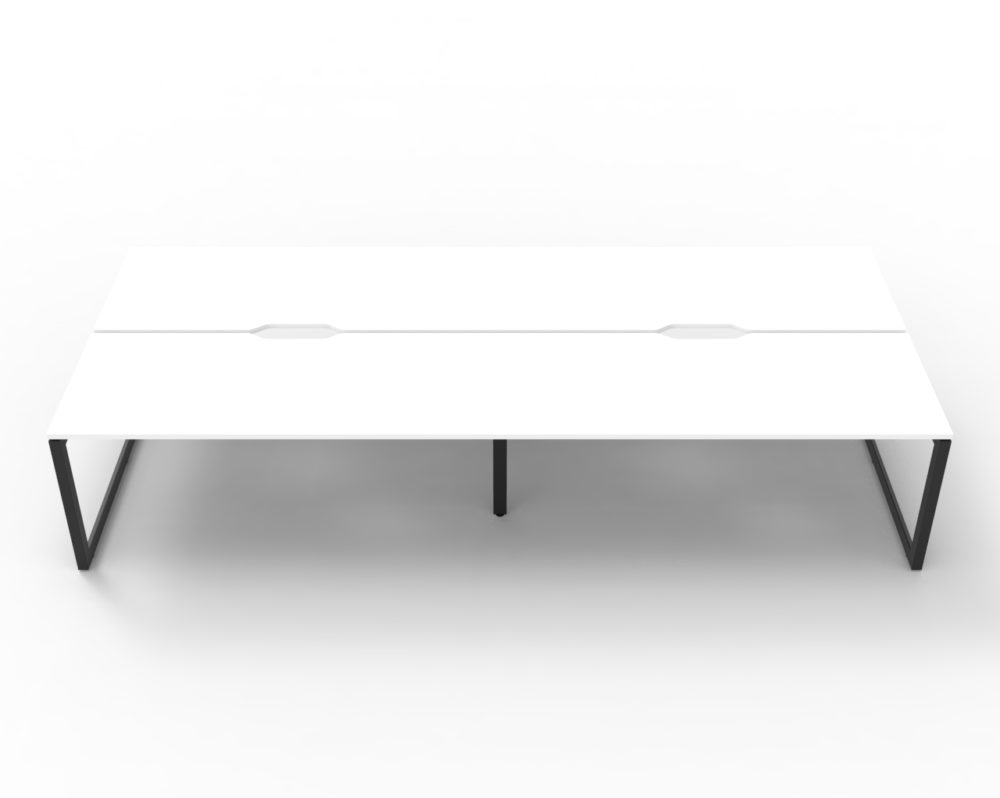 RL Infinity Loop Leg Double Sided Workstation