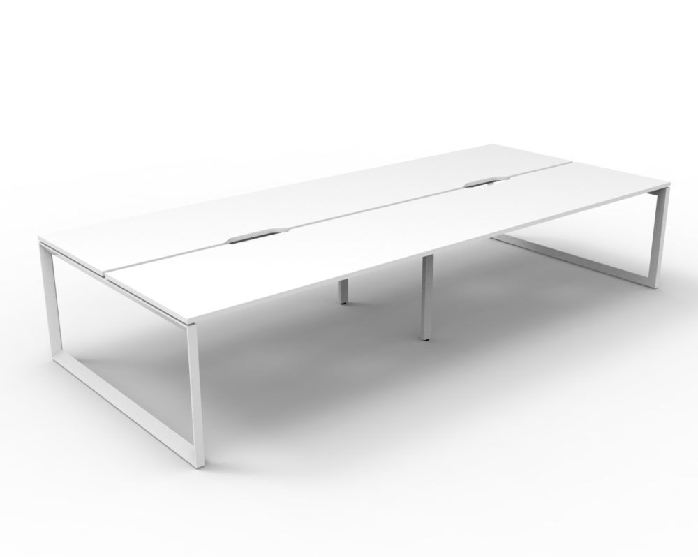 RL Infinity Loop Leg Double Sided Workstation