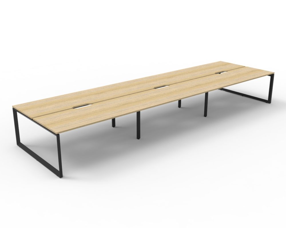 RL Infinity Loop Leg Double Sided Workstation